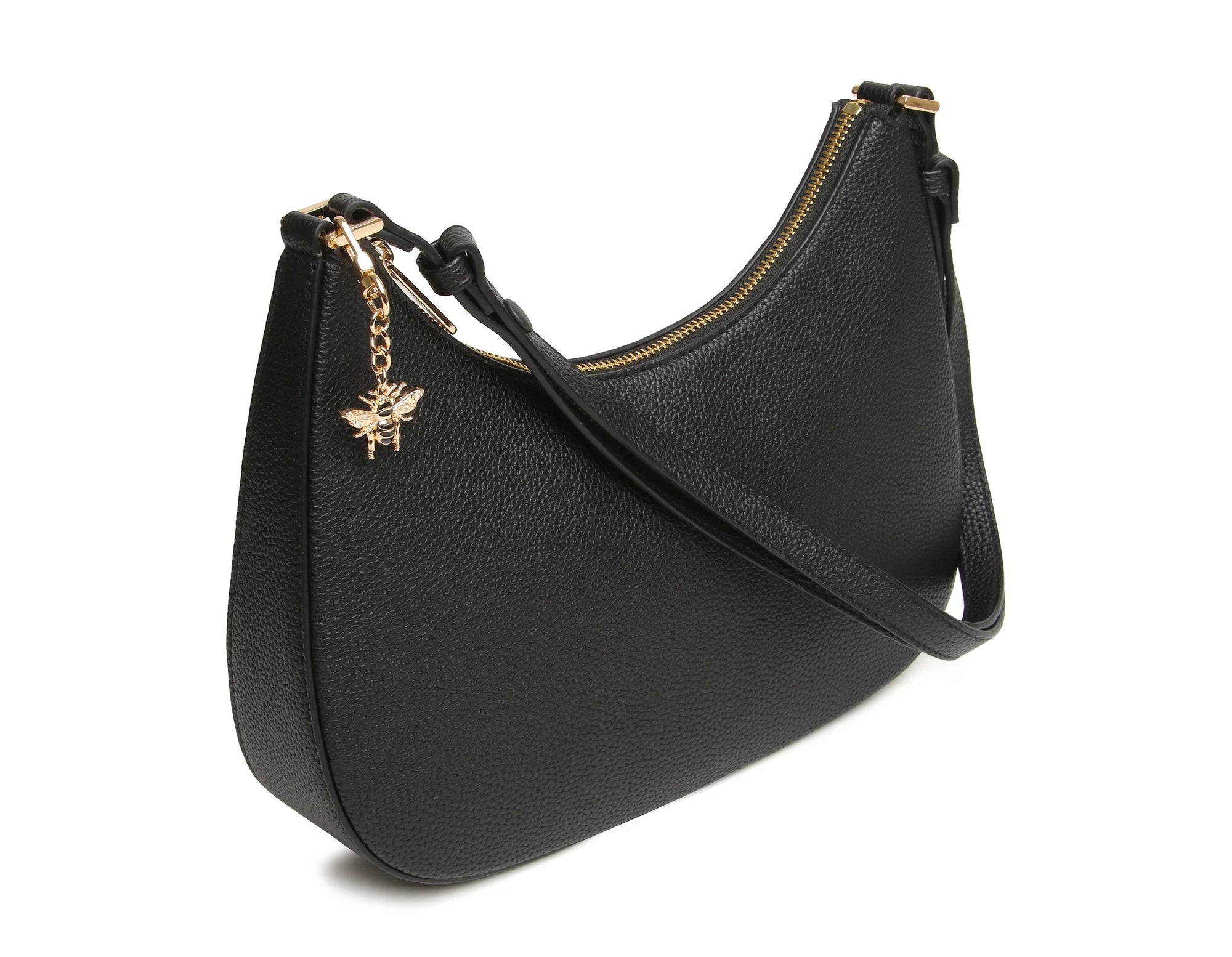 Alice Wheeler Ascot Scoop Shoulder Handbag - Black