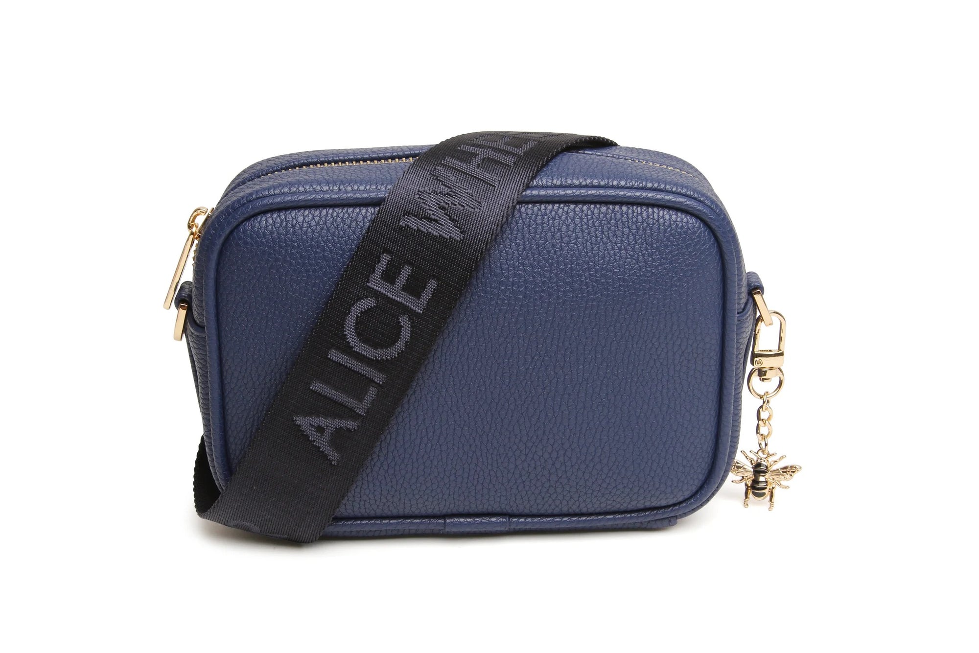 Alice Wheeler Navy Blue MINI Soho Crossbody Bag