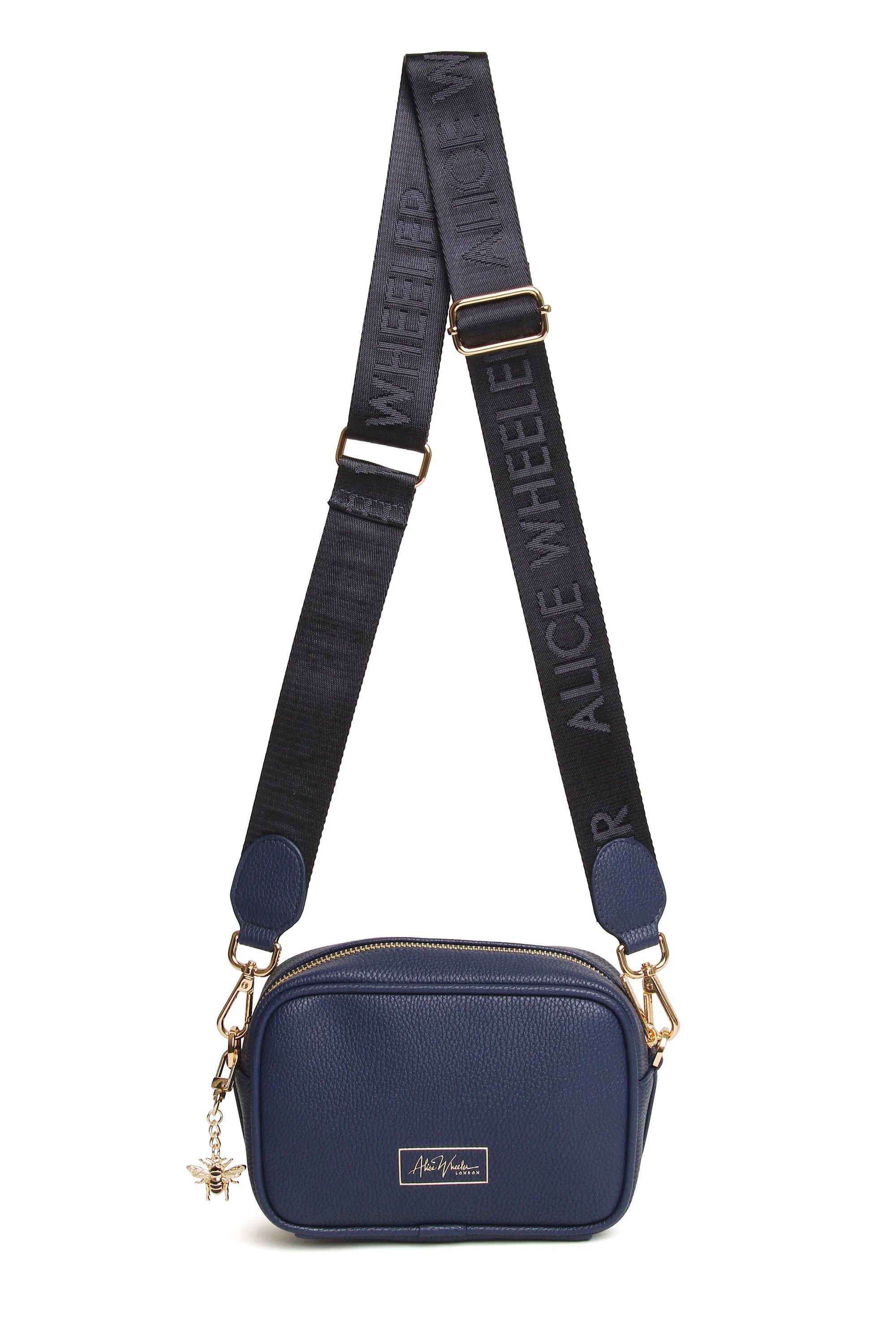 Alice Wheeler Navy Blue MINI Soho Crossbody Bag
