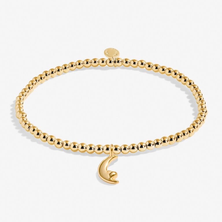 Joma Jewellery - A little 'Love you to the Moon and Back' Bracelet - Gold