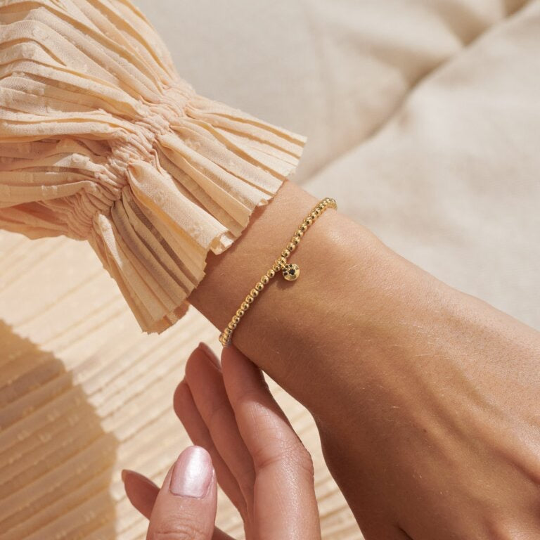 Joma Jewellery - A little 'Paw Print' Bracelet - Gold