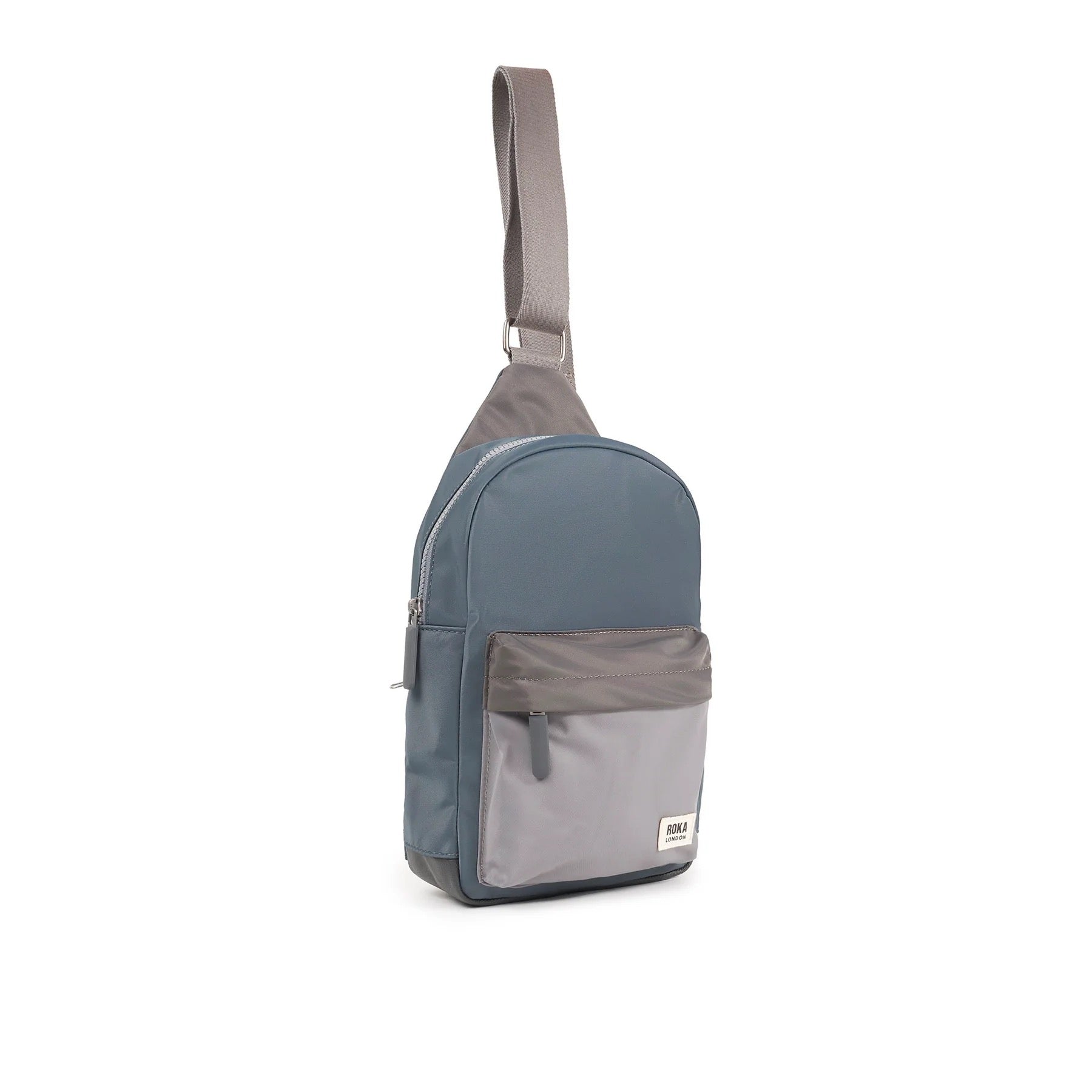 Roka Willesden Recycled Nylon Crossbody Bag - Grey Tonal (Limited Edition)