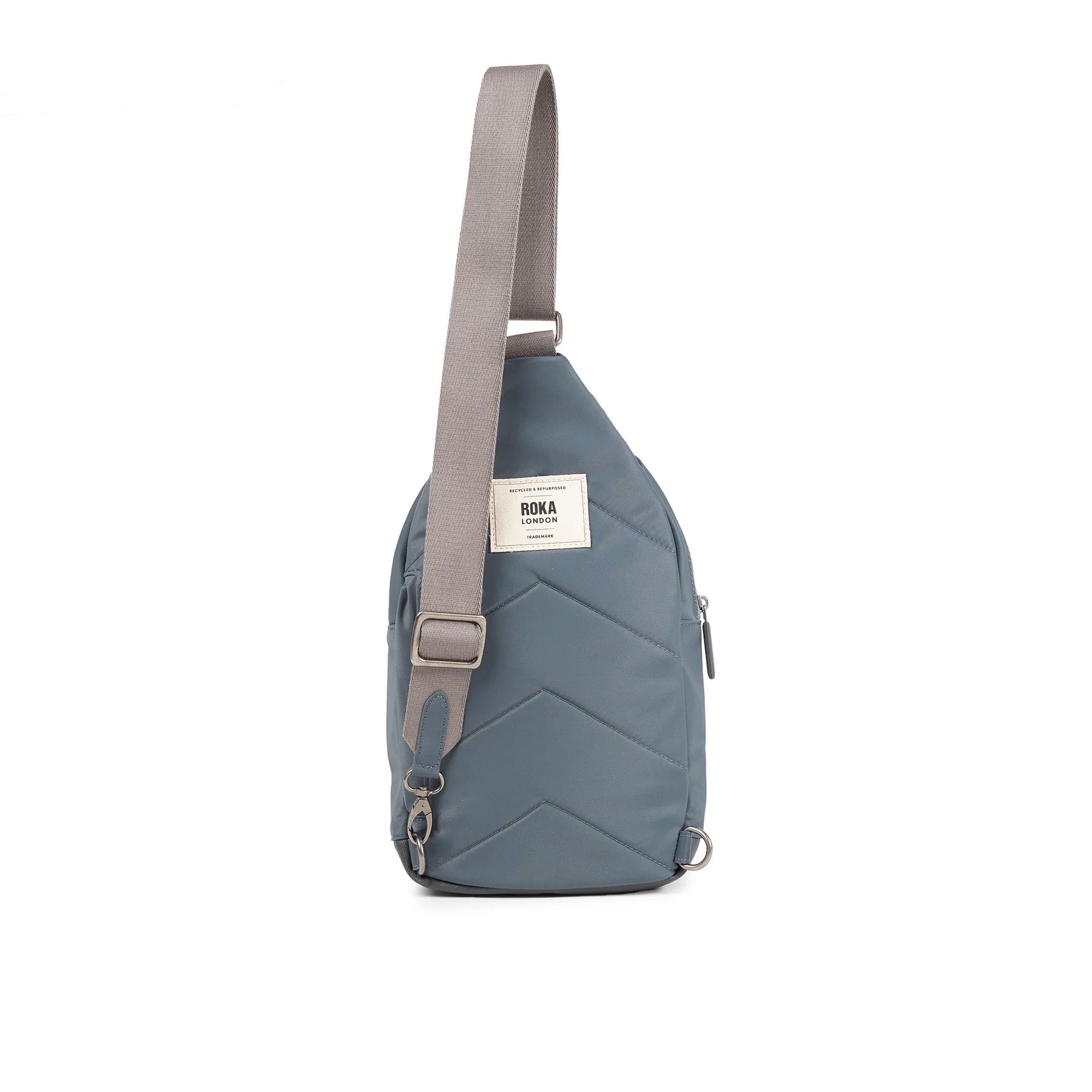 Roka Willesden Recycled Nylon Crossbody Bag - Grey Tonal (Limited Edition)