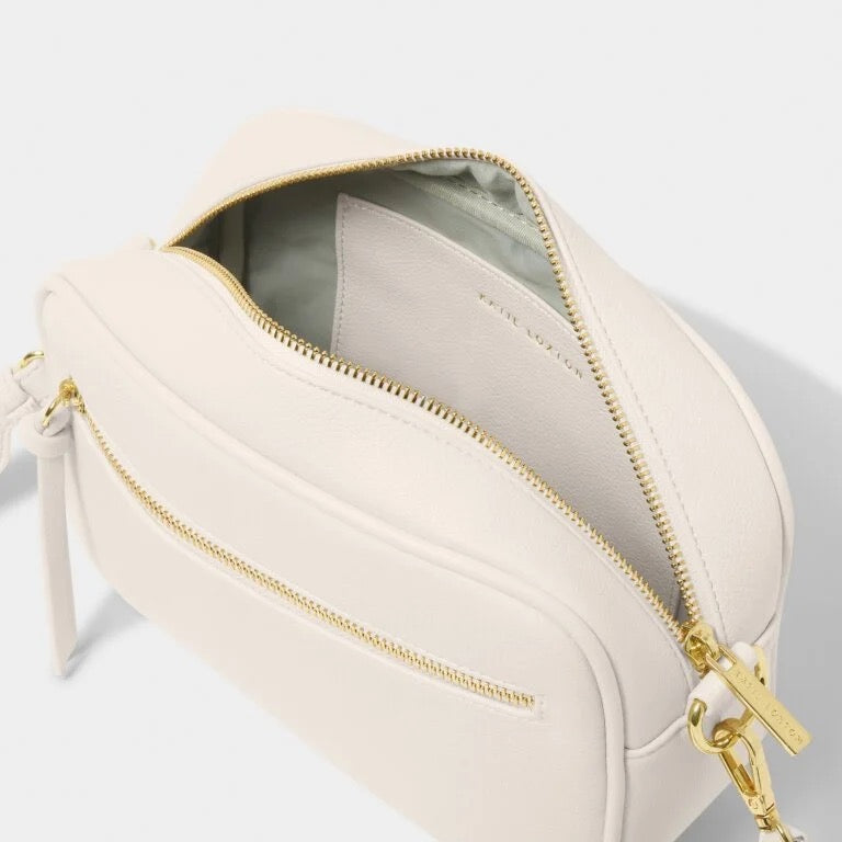 Katie Loxton Hallie Double Strap Crossbody Bag - Off White
