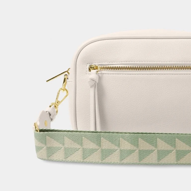 Katie Loxton Hallie Double Strap Crossbody Bag - Off White