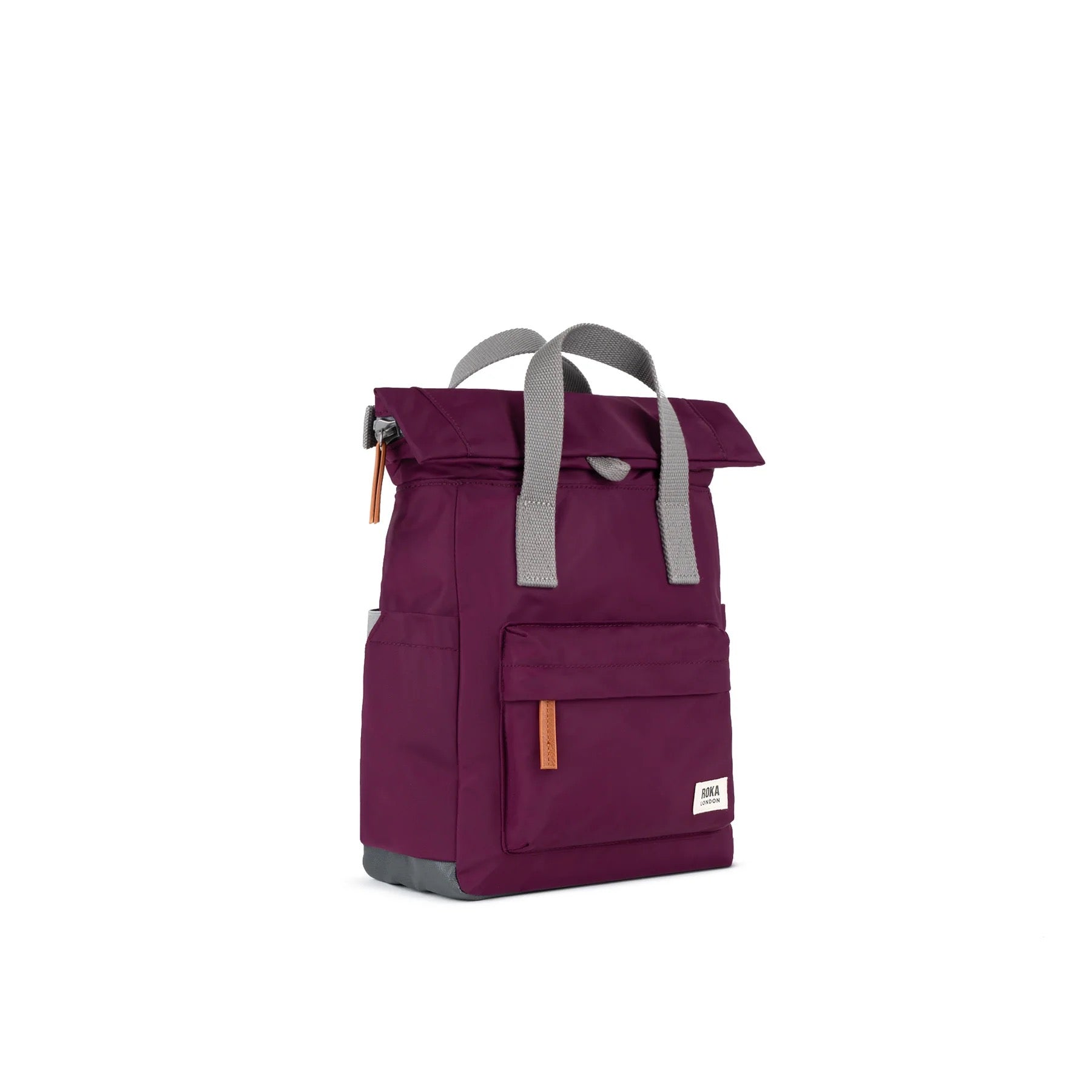 Roka Canfield B Backpack-Recycled Nylon - SMALL - Royal Burgundy