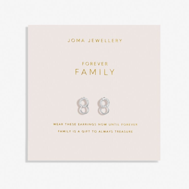 Joma Jewellery Forever Yours Earrings - "Forever Family'