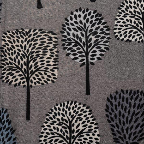Eco Style - Multi Colour Tree of Life Print - Lightweight Scarf - Grey/Black
