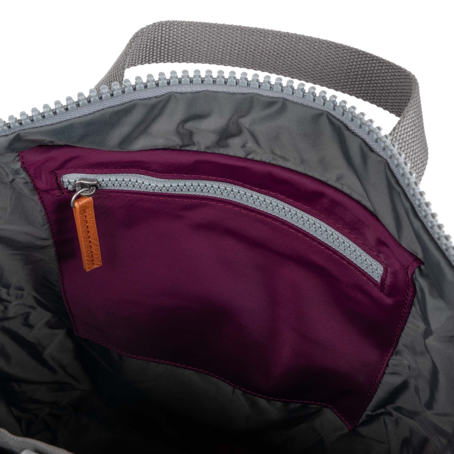 Roka Canfield B Backpack-Recycled Nylon - SMALL - Royal Burgundy