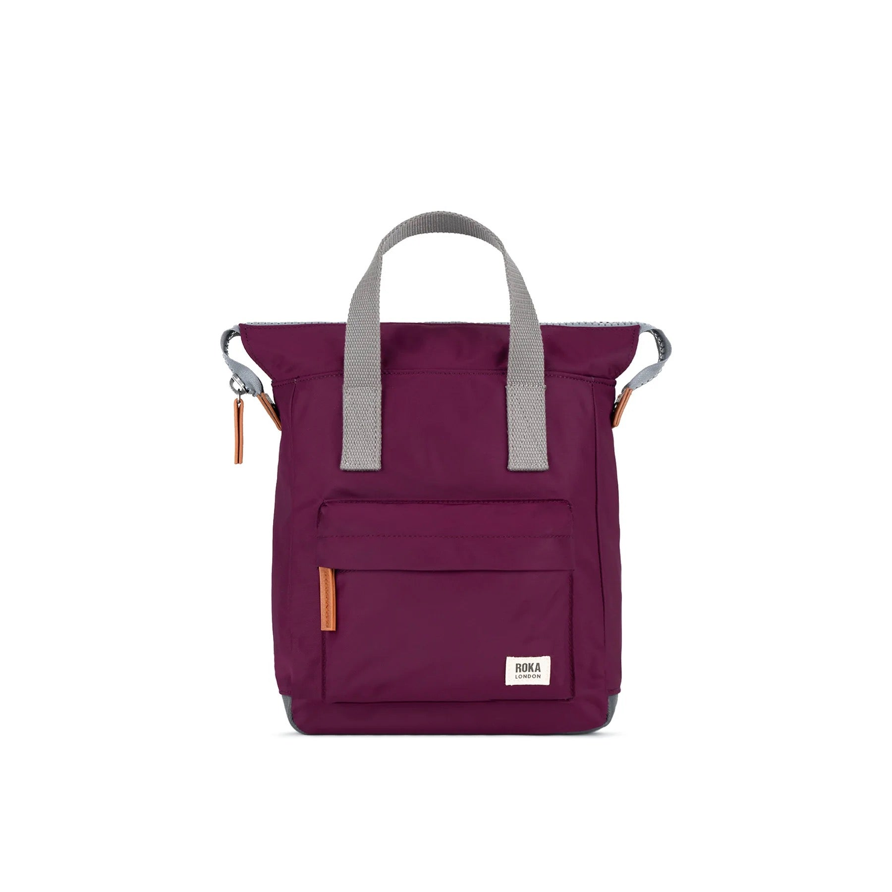Roka Bantry B SMALL Backpack-Sustainable Nylon -Royal Burgundy