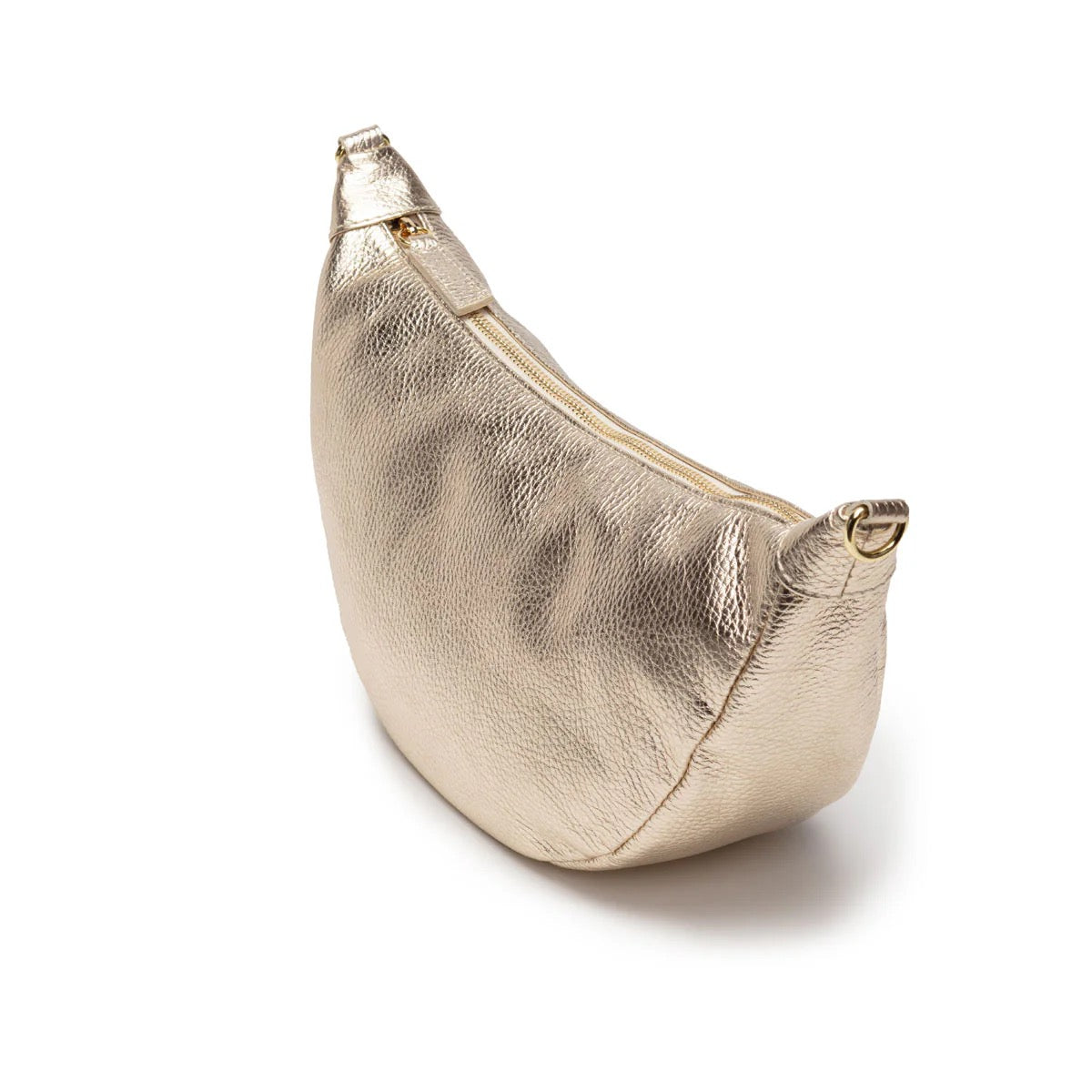 Elie Beaumont Hobo Bag Handbag - Metallic Gold