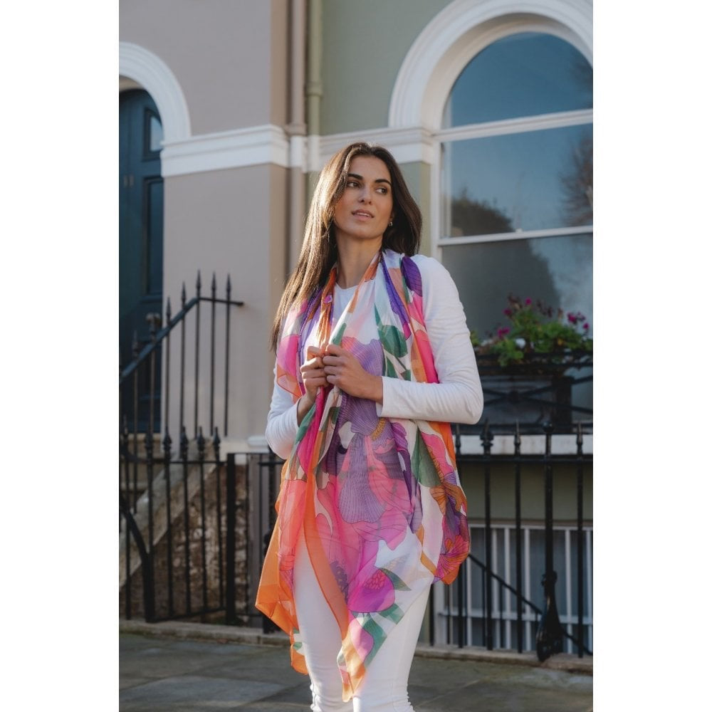 Park Lane Bold Floral Everyday Scarf - Multi