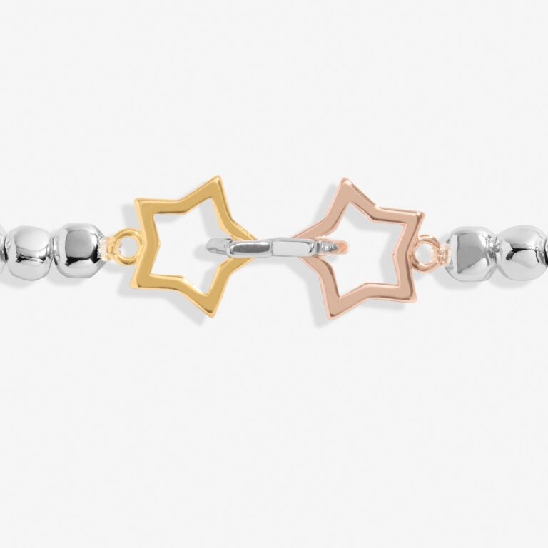 Joma Jewellery Forever Yours Bracelet - "Magical Birthday Wish" Silver/Gold/Rose Gold