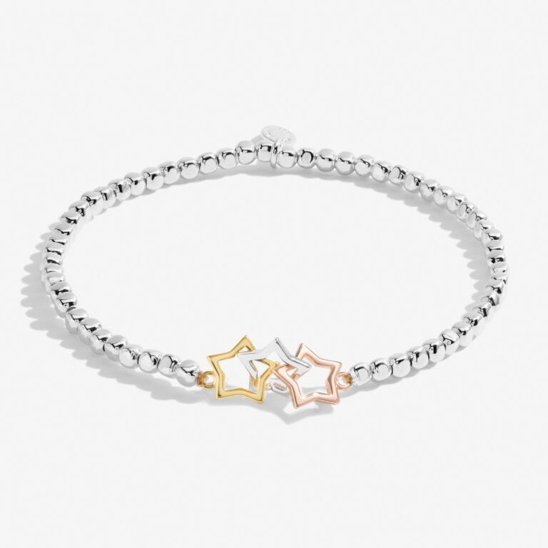 Joma Jewellery Forever Yours Bracelet - "Magical Birthday Wish" Silver/Gold/Rose Gold