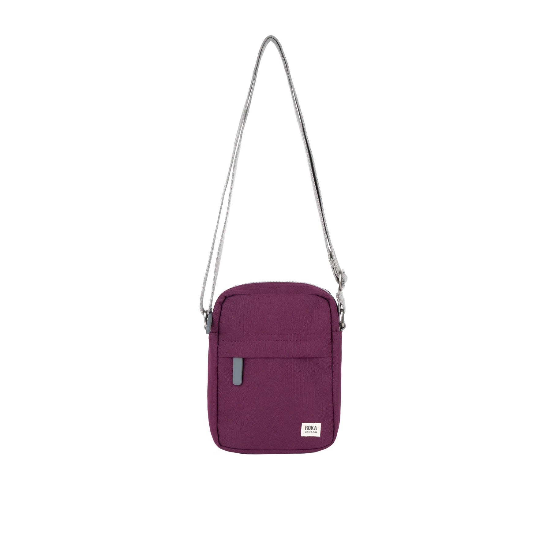 ROKA Bond Crossbody Bag -Sustainable Canvas - Cherry Lacquer