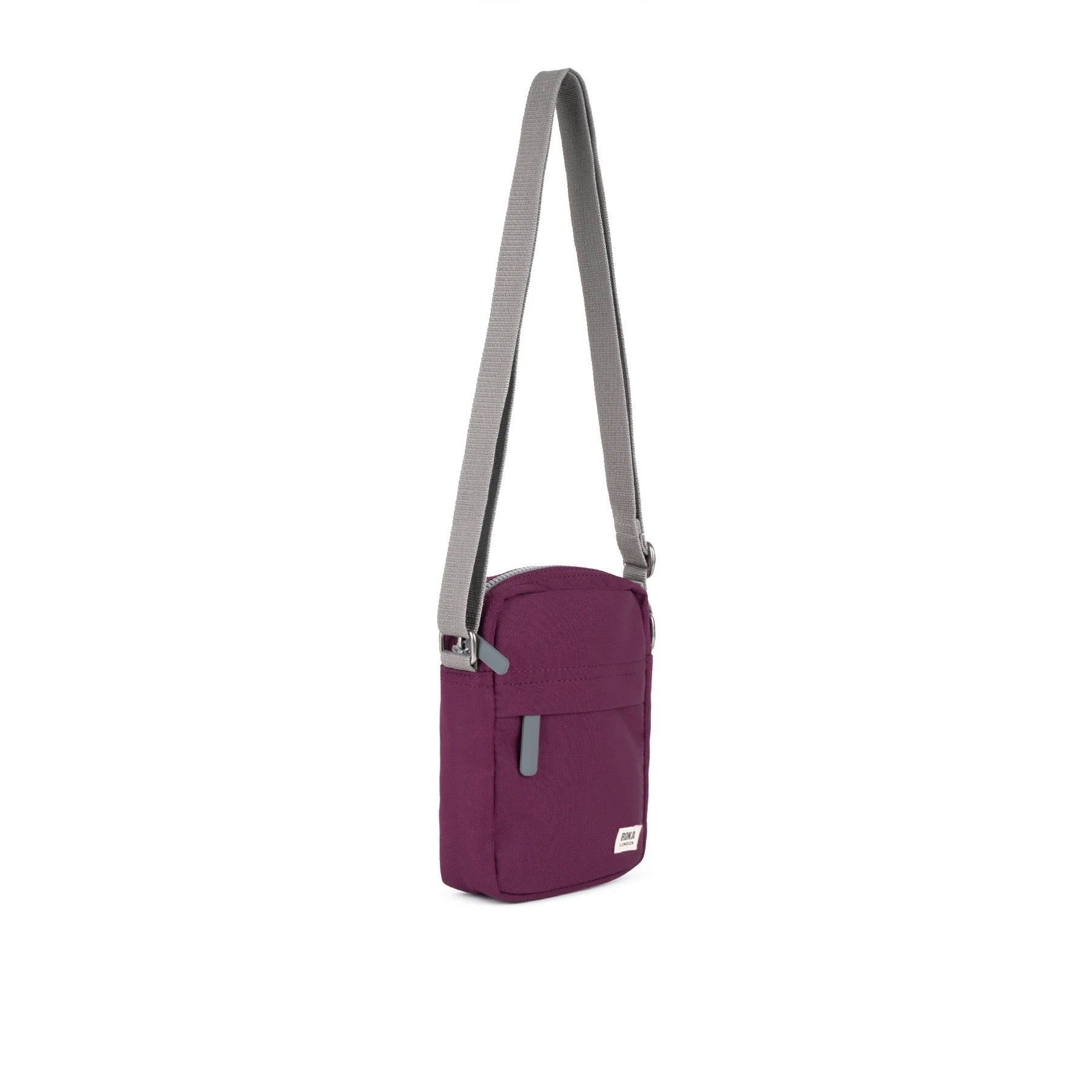 ROKA Bond Crossbody Bag -Sustainable Canvas - Cherry Lacquer