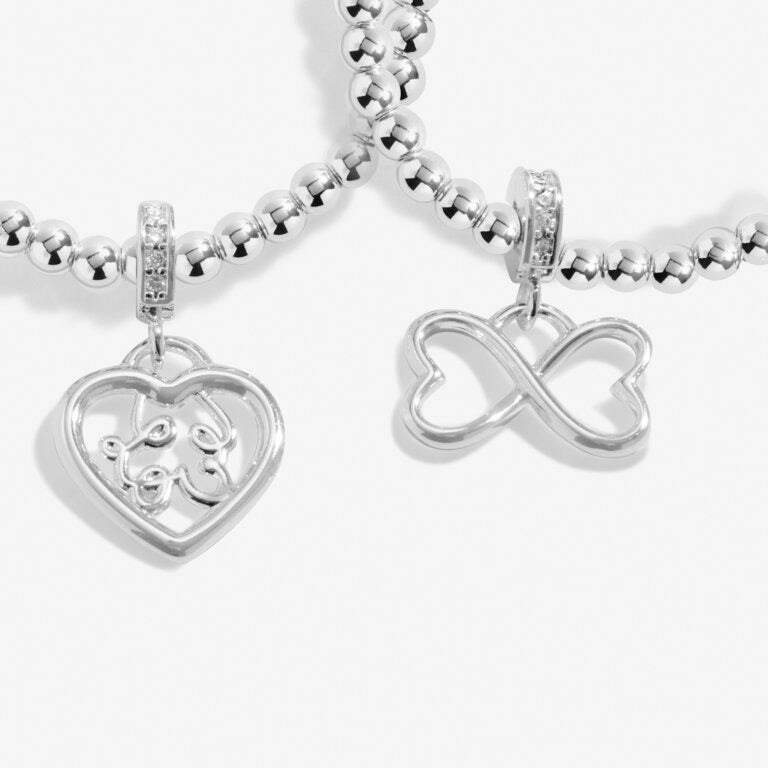 Joma Jewellery 'Love Always' Infinity Bracelet Boxed Gift Set - 2 Bracelets