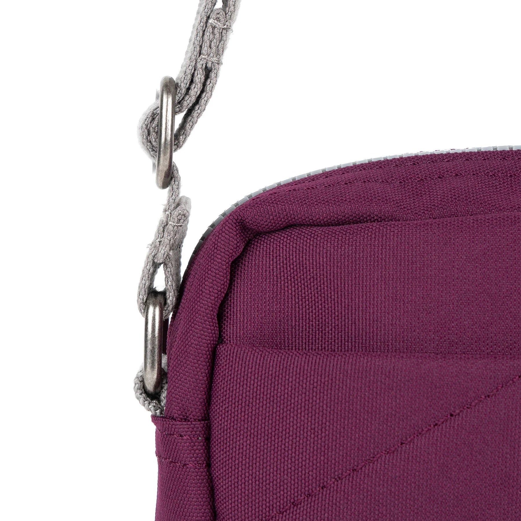 ROKA Bond Crossbody Bag -Sustainable Canvas - Cherry Lacquer