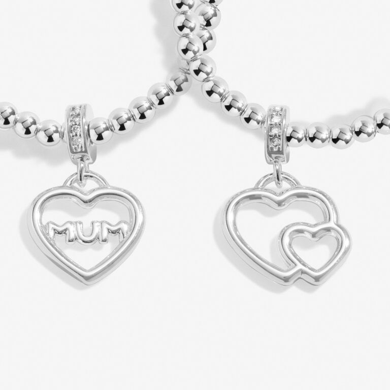 Joma Jewellery 'Wonderful Mum' Infinity Bracelet Boxed Gift Set - 2 Bracelets