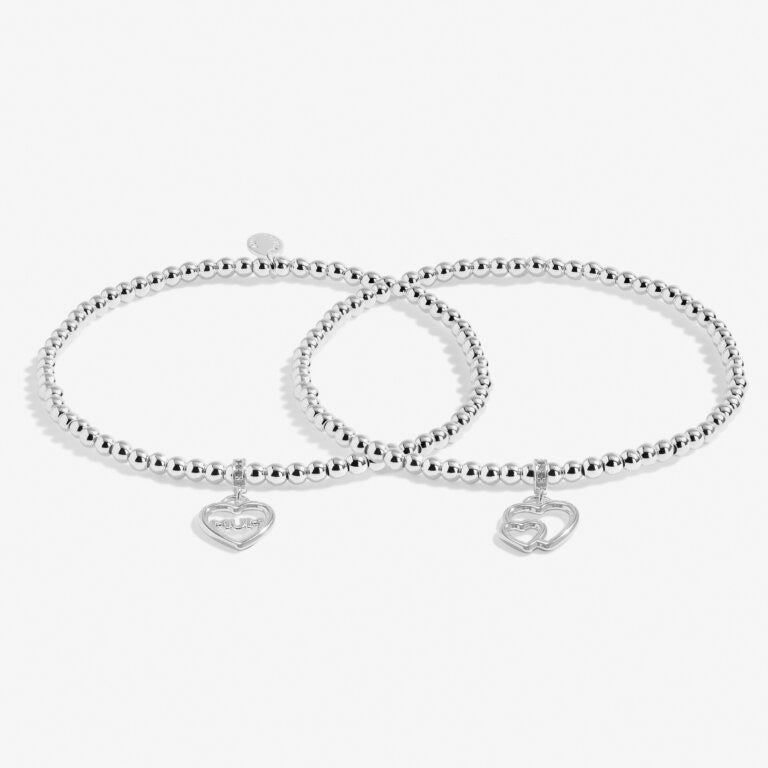 Joma Jewellery 'Wonderful Mum' Infinity Bracelet Boxed Gift Set - 2 Bracelets