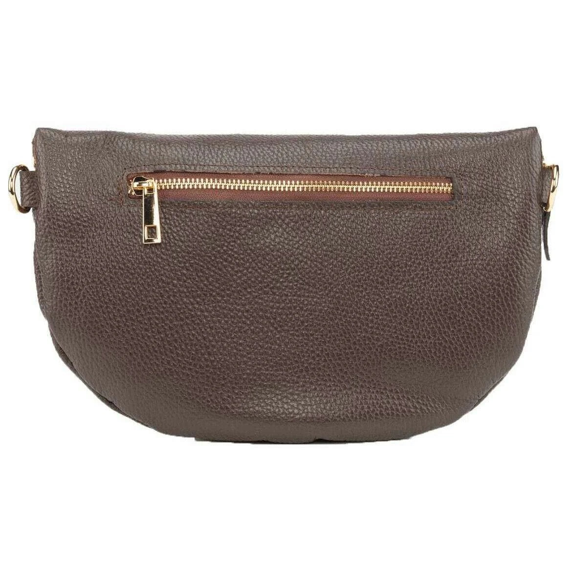 Elie Beaumont Large Sling Bag Handbag -Chocolate Brown