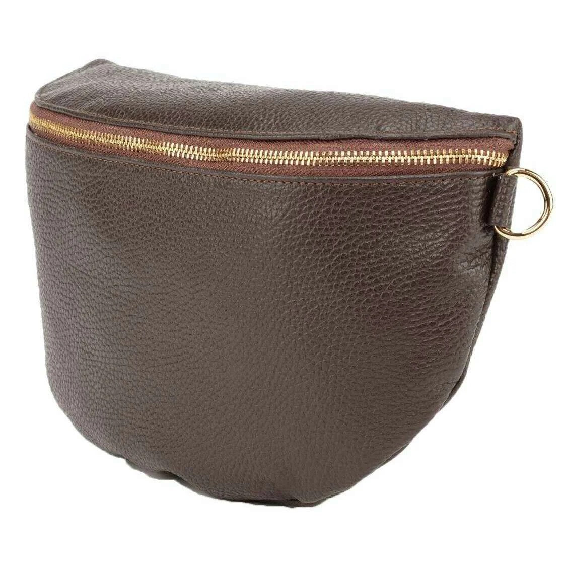 Elie Beaumont Large Sling Bag Handbag -Chocolate Brown