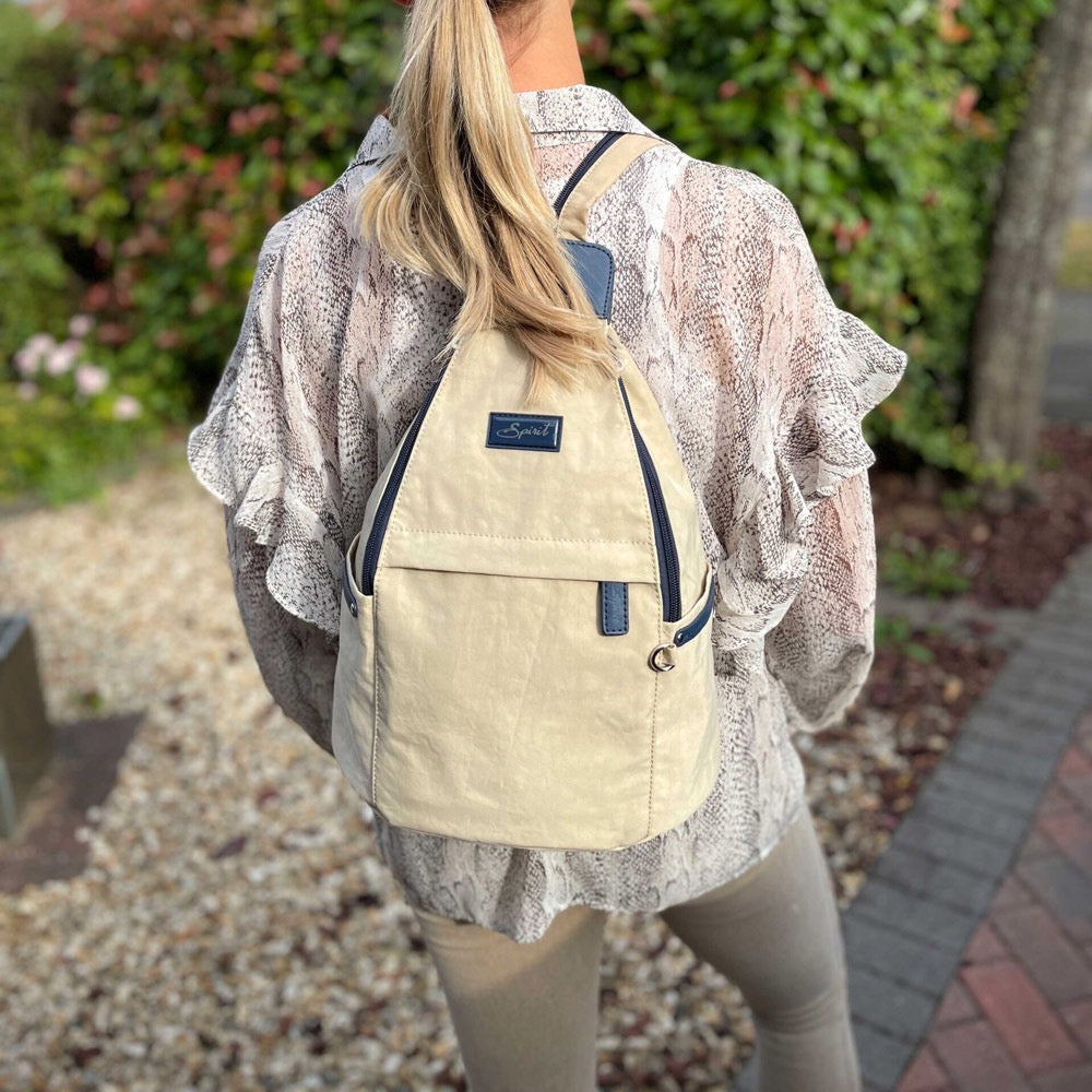 Spirit (9894) Lightweight Backpack - Navy/Stone