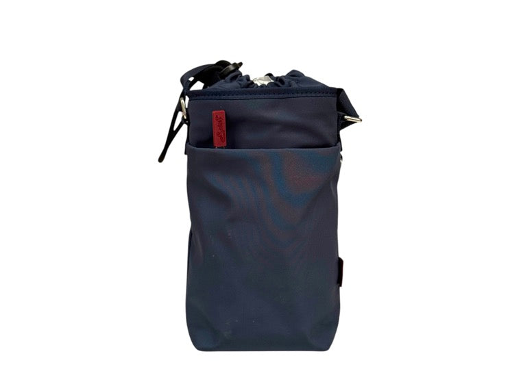 Spirit - Emerson Eco Lightweight Bottle Drawstring Crossbody Bag - Midnight Blue/Oxblood