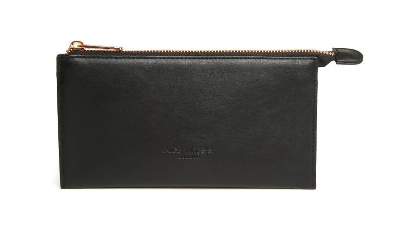 Alice Wheeler Valencia Large Purse - Nappa Collection - Black
