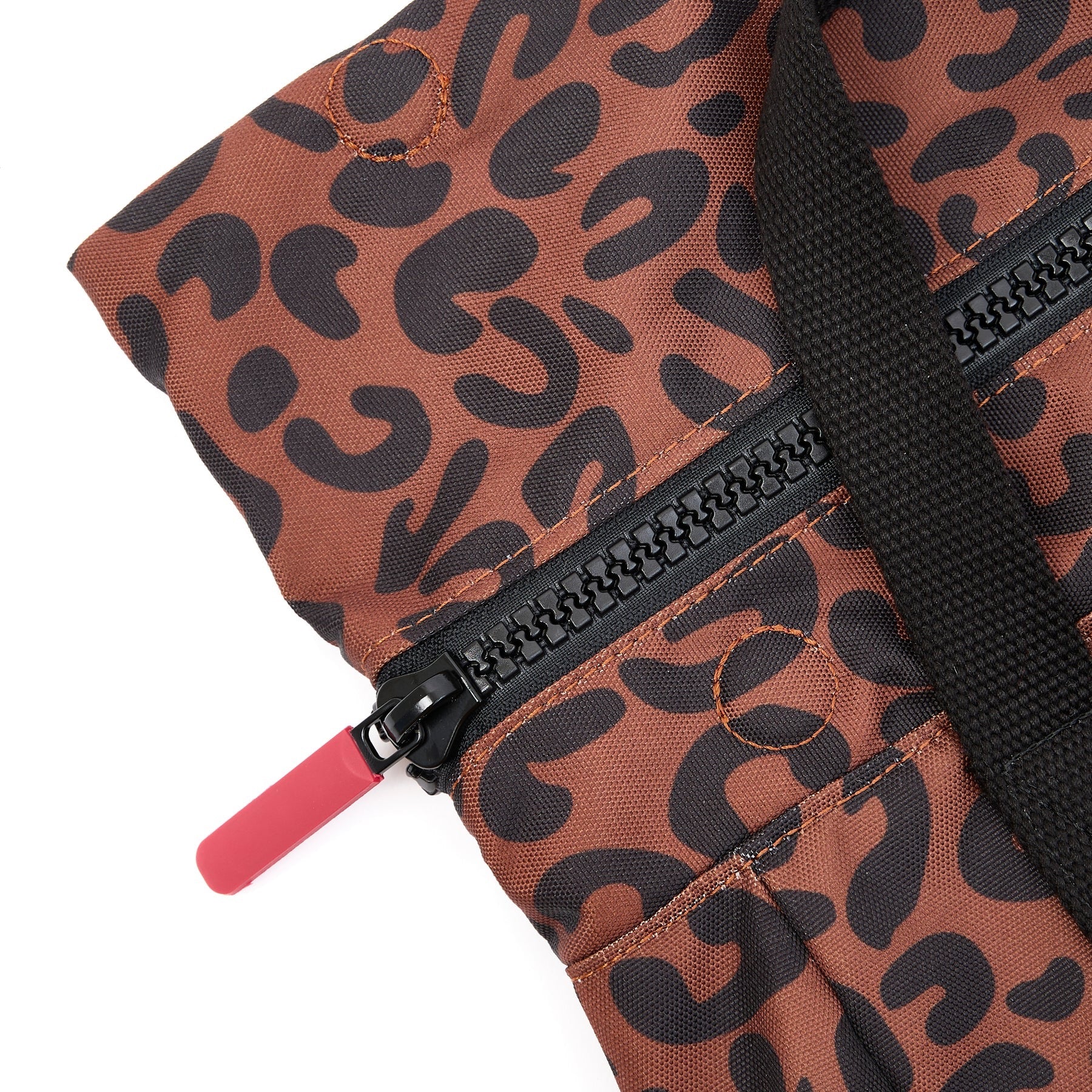 Roka Canfield B Backpack-Recycled Canvas - SMALL - Scarlet Leopard (Limited Edition)