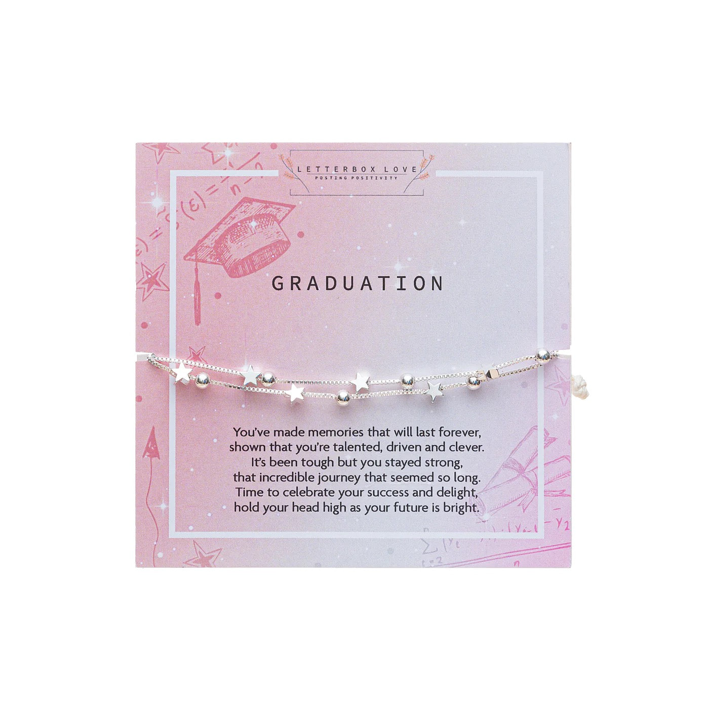 Letterbox Love Graduation Bracelet