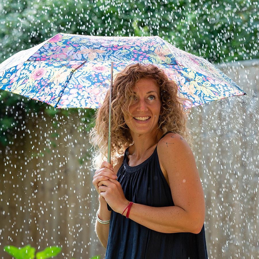 POM Flower Garden Print Umbrella