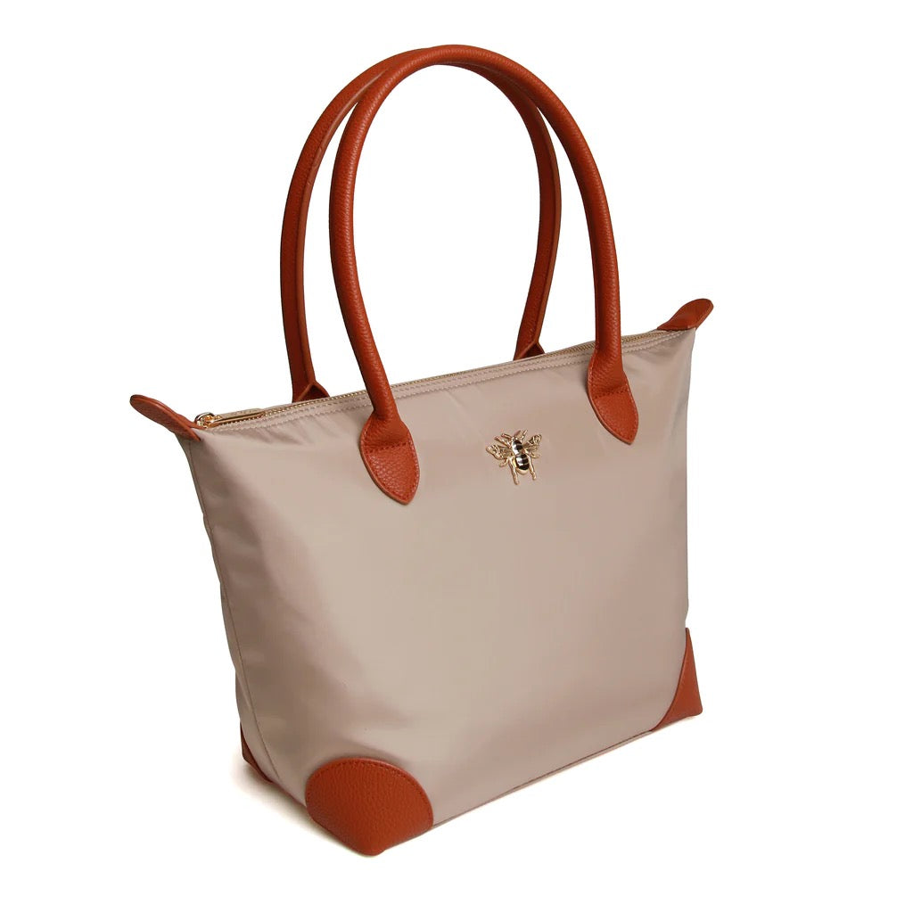 Alice Wheeler Shoreditch Large Tote Bag - Stone/Tan