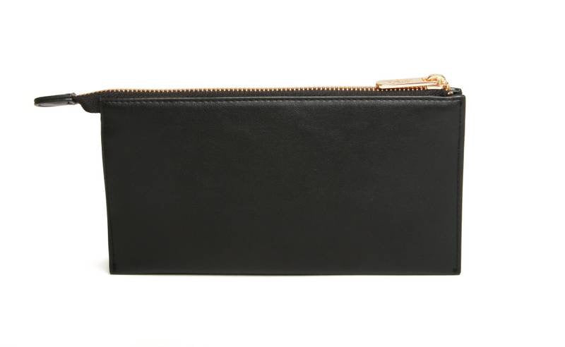 Alice Wheeler Valencia Large Purse - Nappa Collection - Black