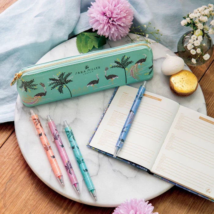 Sara Miller Savannah - Set of 4 Gel Coloured Pens Boxed