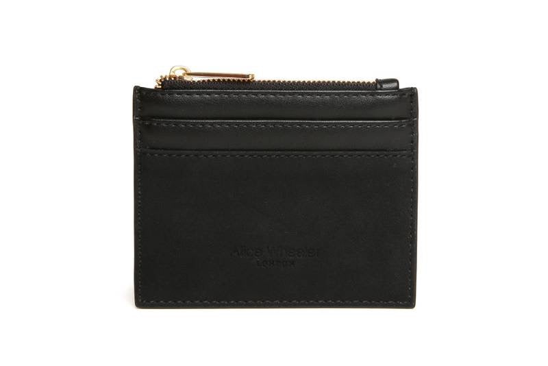Alice Wheeler Verona Coin Purse - Nappa Collection - Black