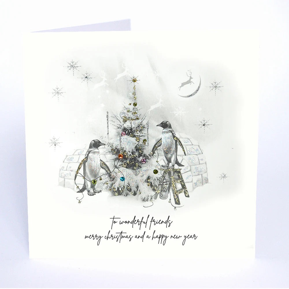 Five Dollar Shake - Wonderful Friends Penguins - Christmas Card