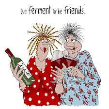 Camilla & Rose Blank Card - Ferment to be Friends