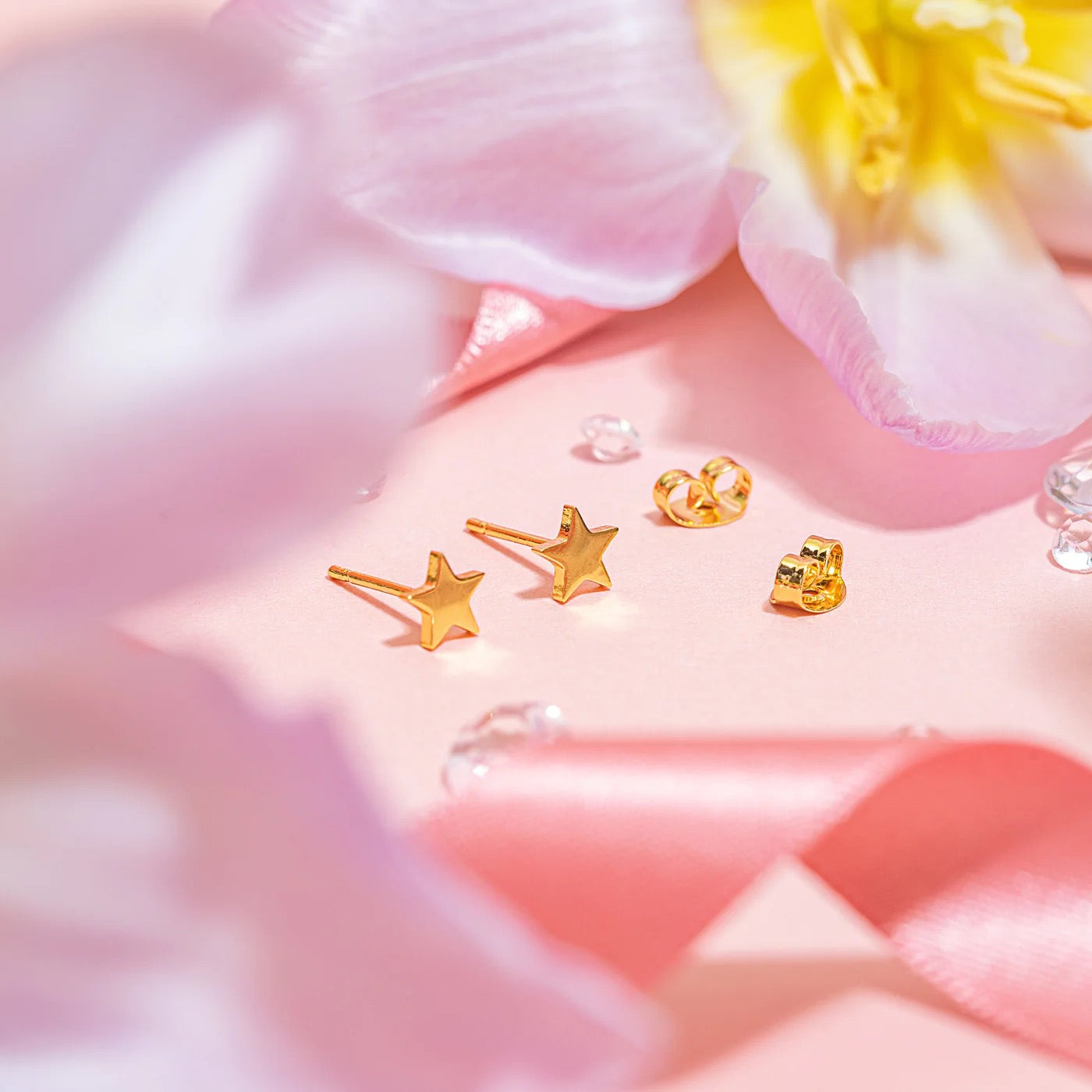 Never Forgot How Amazing You Are -Gold Star Stud Earrings - Enchanted Earring Book