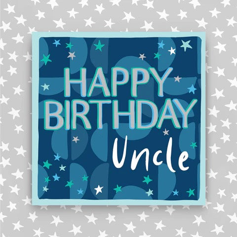 Molly Mae Happy Birthday Uncle Blue Card