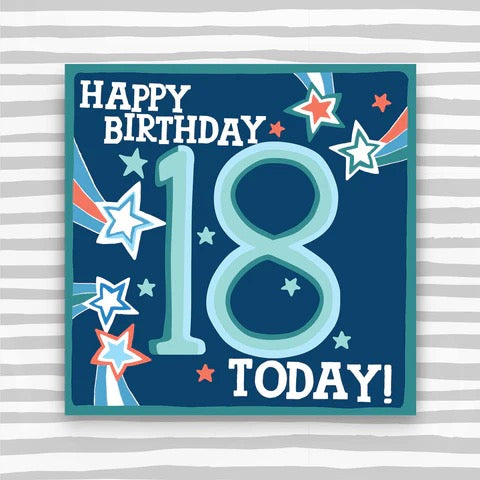 Molly Mae Happy 18th Birthday Blue Card