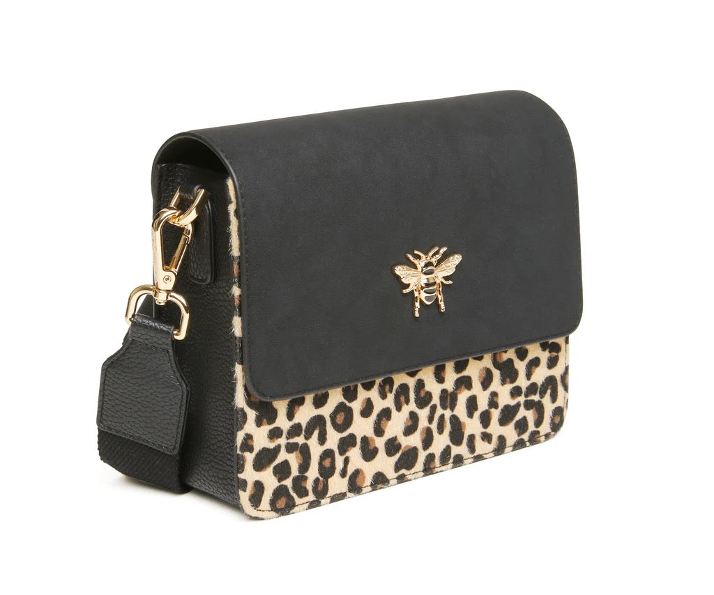 Alice Wheeler Leopard/Black Highbury Crossbody Bag