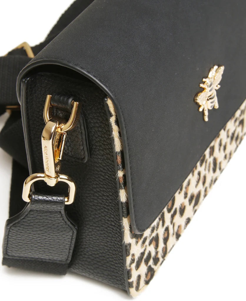 Alice Wheeler Leopard/Black Highbury Crossbody Bag