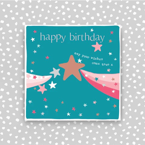 Molly Mae Happy Birthday May Your Wishes Come True Stars Small Card