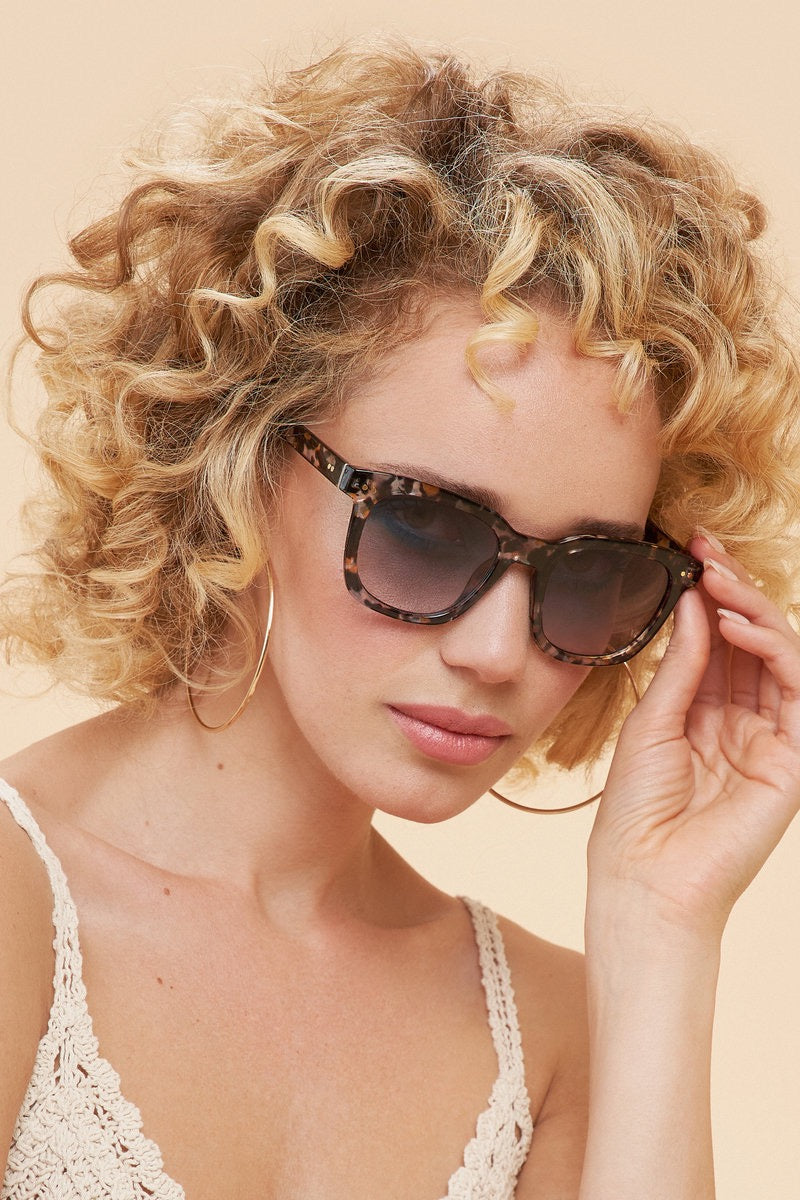 Powder Katana Sunglasses -Mono Tortoiseshell