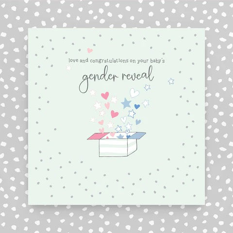 Molly Mae Baby's Gender Reveal Sage Card