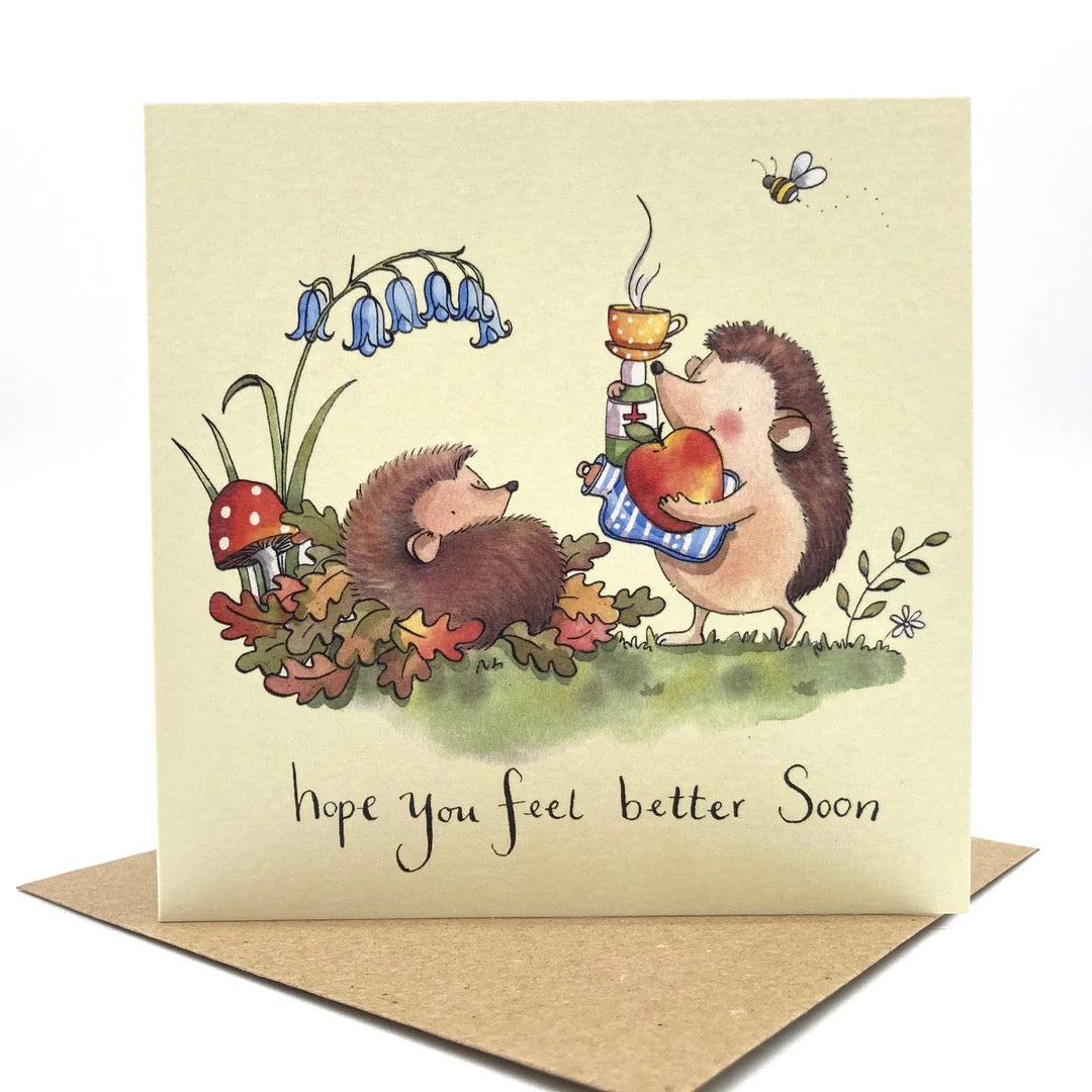 Hope You Feel Better Soon Card - Ink and Snail