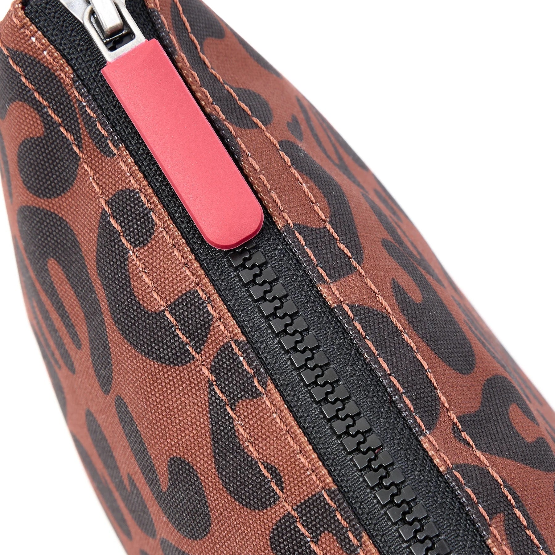 Roka Carnaby XL Crossbody-Recycled Canvas - Scarlet Leopard