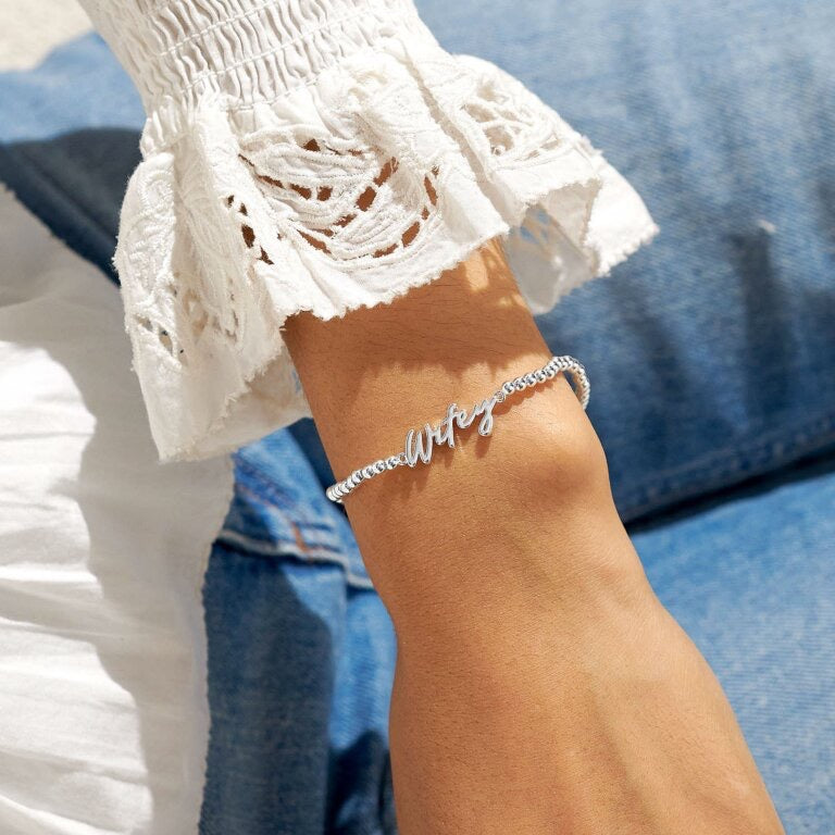 Joma Jewellery - 'A Little Wifey For Life' Bracelet