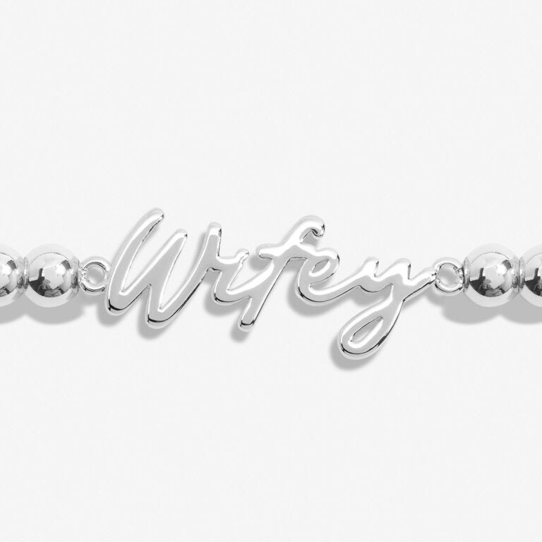 Joma Jewellery - 'A Little Wifey For Life' Bracelet